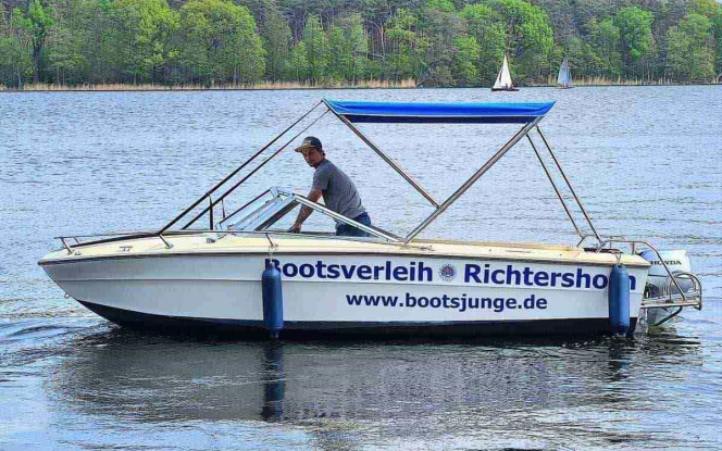 Motorboot Führerscheinfreies Motorboot Arrowglas ?Otto? in Berlin Köpenick Grünau  mieten Bild 1