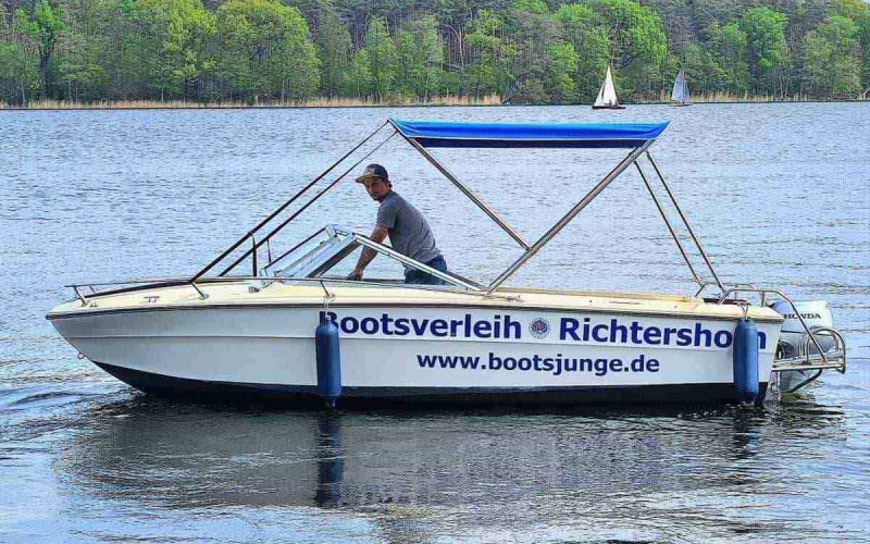 Motorboot Führerscheinfreies Motorboot Arrowglas ?Otto? in Berlin Köpenick Grünau  mieten Bild 1