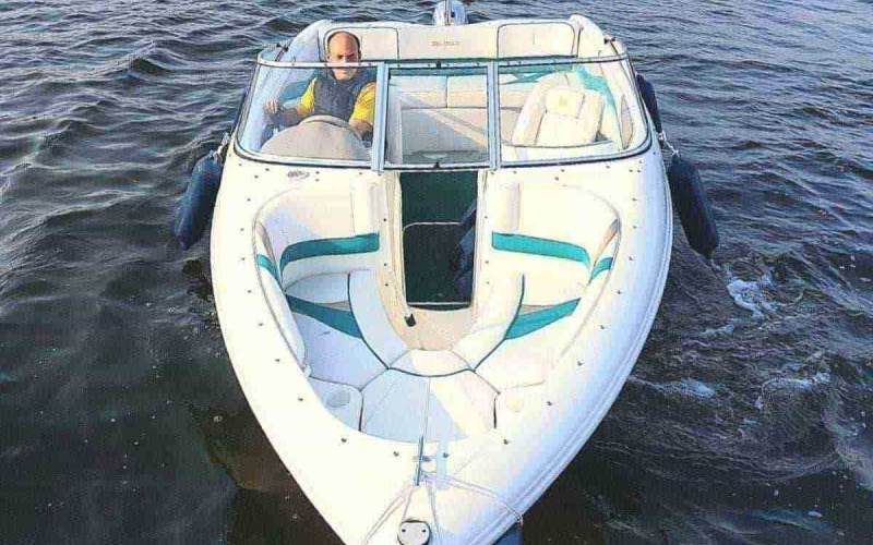 Motorboot Führerscheinfreies Motorboot Bowrider ?Manja? in Berlin Köpenick Grünau mieten Bild 4