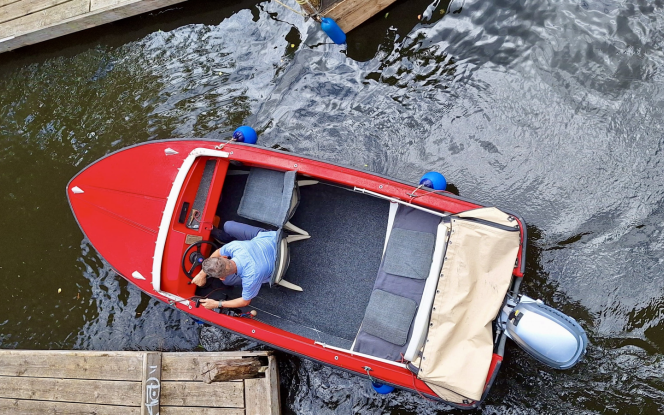 Motorboot Führerscheinfreies Motorboot für 4 Personen - Willy Bild 3