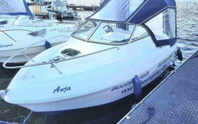 Motorboot Führerscheinfreies Motorboot Quicksilver 520 ?Anja? in Berlin Köpenick mieten Bild 3