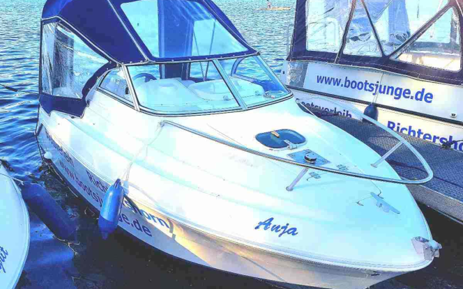 Motorboot Führerscheinfreies Motorboot Quicksilver 520 ?Anja? in Berlin Köpenick mieten Bild 2
