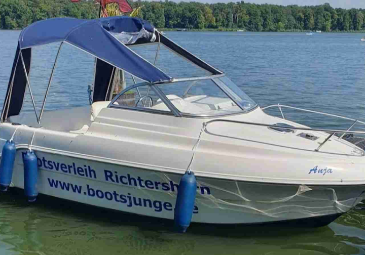 Motorboot Führerscheinfreies Motorboot Quicksilver 520 ?Anja? in Berlin Köpenick mieten Bild 1