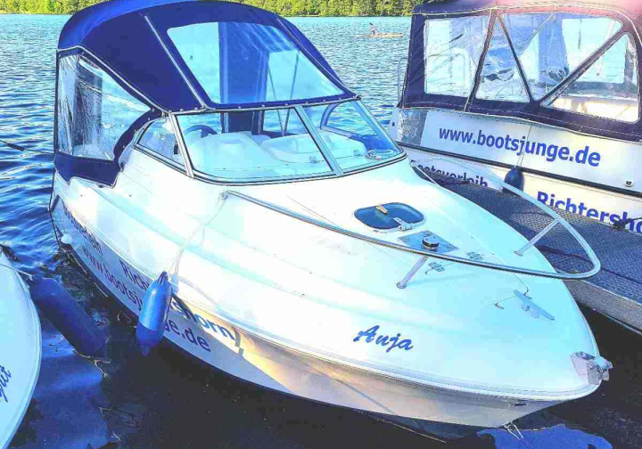 Motorboot Führerscheinfreies Motorboot Quicksilver 520 ?Anja? in Berlin Köpenick mieten Bild 2