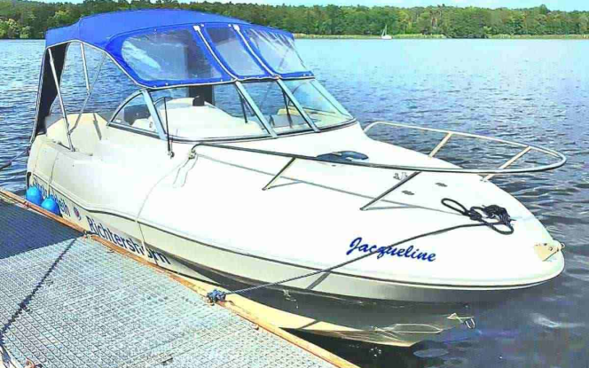 Motorboot Führerscheinpflichtiges Motorboot 90 PS Quicksilver 590 ”Jaqueline” in Berlin Köpenick Grünau mieten Bild 2