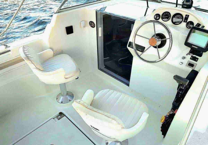 Motorboot Führerscheinpflichtiges Motorboot 90 PS Quicksilver 590 ?Jaqueline? in Berlin Köpenick Grünau mieten Bild 3