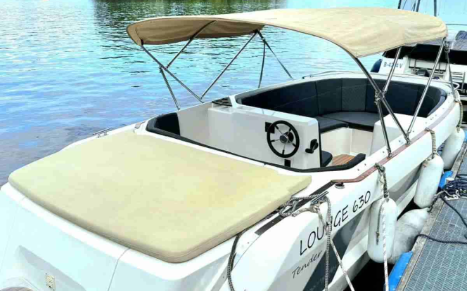 Motorboot Loungeboot Tender 630 ohne Führerschein mieten in Berlin Köpenick Grünau Bild 2