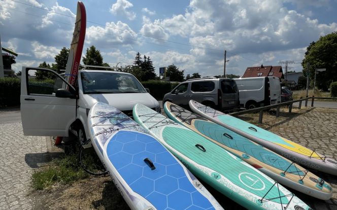 Sup - Stand up Paddling 2 SUPs inkl. Lieferung ? Abenteuer und Spaß auf dem Wasser Bild 2