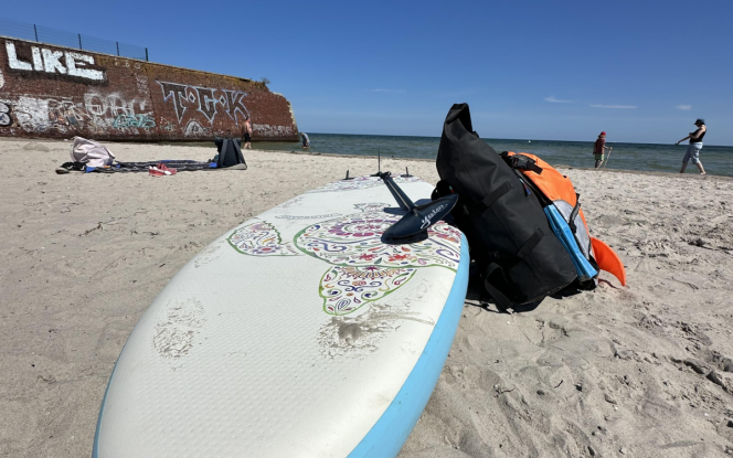 Sup - Stand up Paddling SUP Board mobil mieten Tagespreis 30 Euro Bild 2