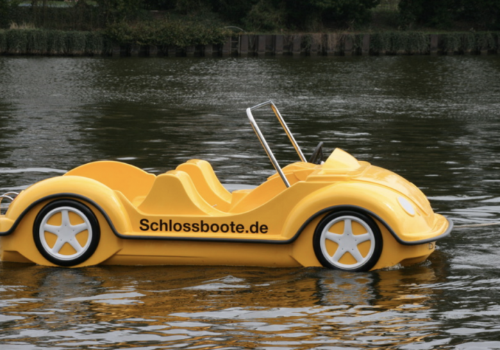 Tretboot Tretboot Beetle gelb Bild 2