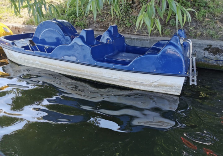 Tretboot Tretboot Blau Bild 1