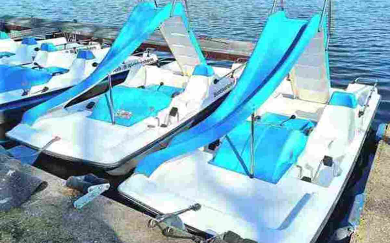 Tretboot Tretboot mit Rutsche mieten Berlin Köpenick 001 Bild 1