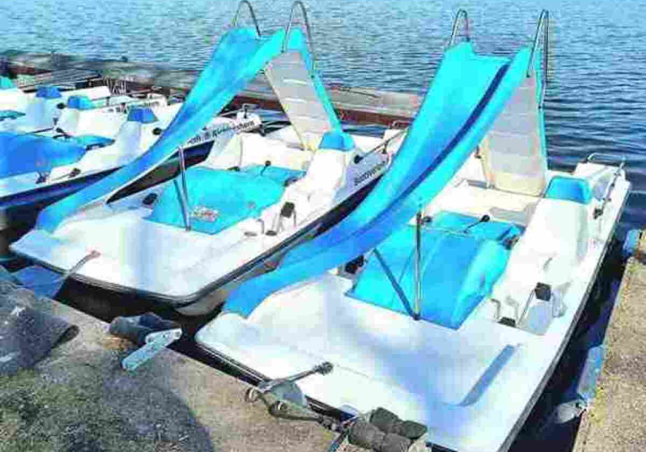 Tretboot Tretboot mit Rutsche mieten Berlin Köpenick 001 Bild 1