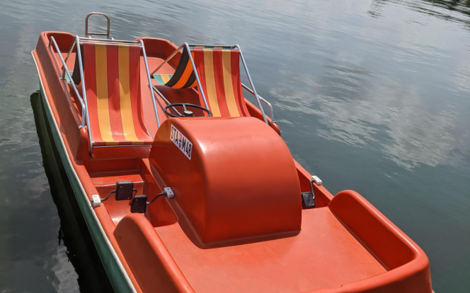 Tretboot Tretboot Rot Bild 2