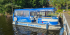 Floss Partyfloss mieten Berlin Köpenick Schmöckwitz Ponton Grillboot Bild 1