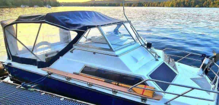 Angelboot Angelboot mieten Berlin mit Übernachtungsmöglichkeit -Wax Dreikieler in Köpenick Grünau Richtershorn mieten