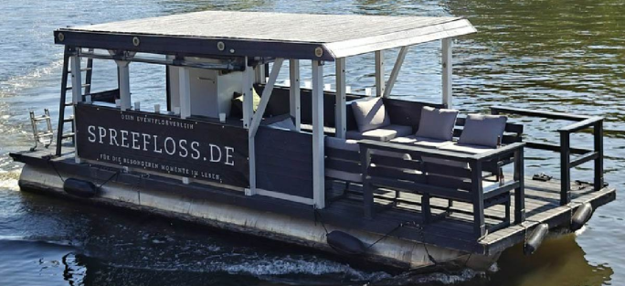 Floss 18 Personen Premiumfloß ?Waikiki? / Führerscheinfrei mieten