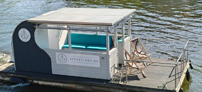 Floss 8 Personen Premiumfloß ?KUMINI? / Führerscheinfrei mieten