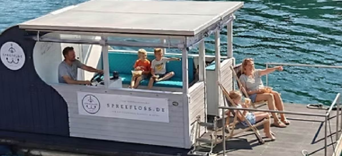 Floss 8 Personen Premiumfloß ?LANIKAI? / Führerscheinfrei mieten