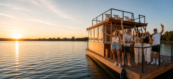 Floss Chill out Floss und Event Boot mieten
