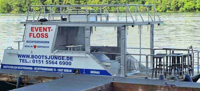 Floss Event-Floss mieten Berlin Köpenick führerscheinfrei 16 Personen mieten