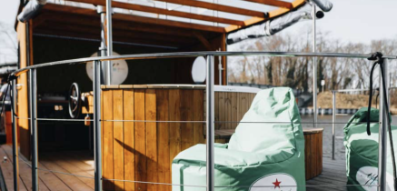 Floss Whirlpoolboot - im Winter mieten