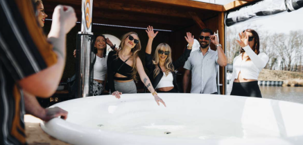 Floss Whirlpoolboot - Partyfloss - bis zu 10 Personen mieten