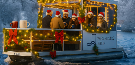 Floss Winter IsLa - Eventboot - auf dem Tegeler See - bis zu 14 Personen - Wassererlebnis-Berlin mieten