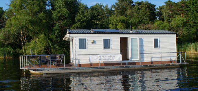Hausboot Hausboot Ahoi-Boot.Berlin ? führerscheinfrei bei Berlin | 5 Pers | Sonnenterrasse mieten