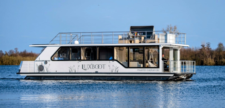 Hausboot Luxboot Sweet Dreams bis 6 Personen, führerscheinfrei mieten mieten