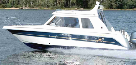 Motorboot Boot mit Kajüte Angelboot mieten Berlin mieten