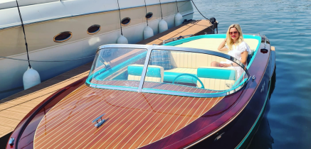 Motorboot Dolce Vita - Exklusiv - Nostalgia Lago 660 - 5 Personen - führerscheinfrei mieten