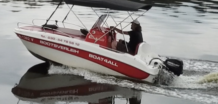 Motorboot Open 450 - Führerscheinfrei mieten