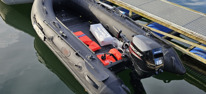 Motorboot Schlauchboot GB2 - Führerscheinfrei - max 4 Personen mieten