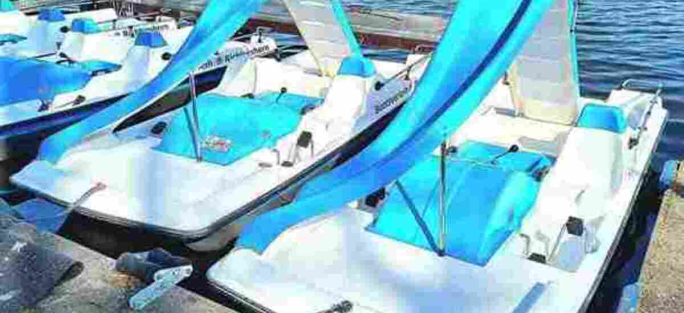 Tretboot Tretboot mit Rutsche mieten Berlin Köpenick 001 mieten