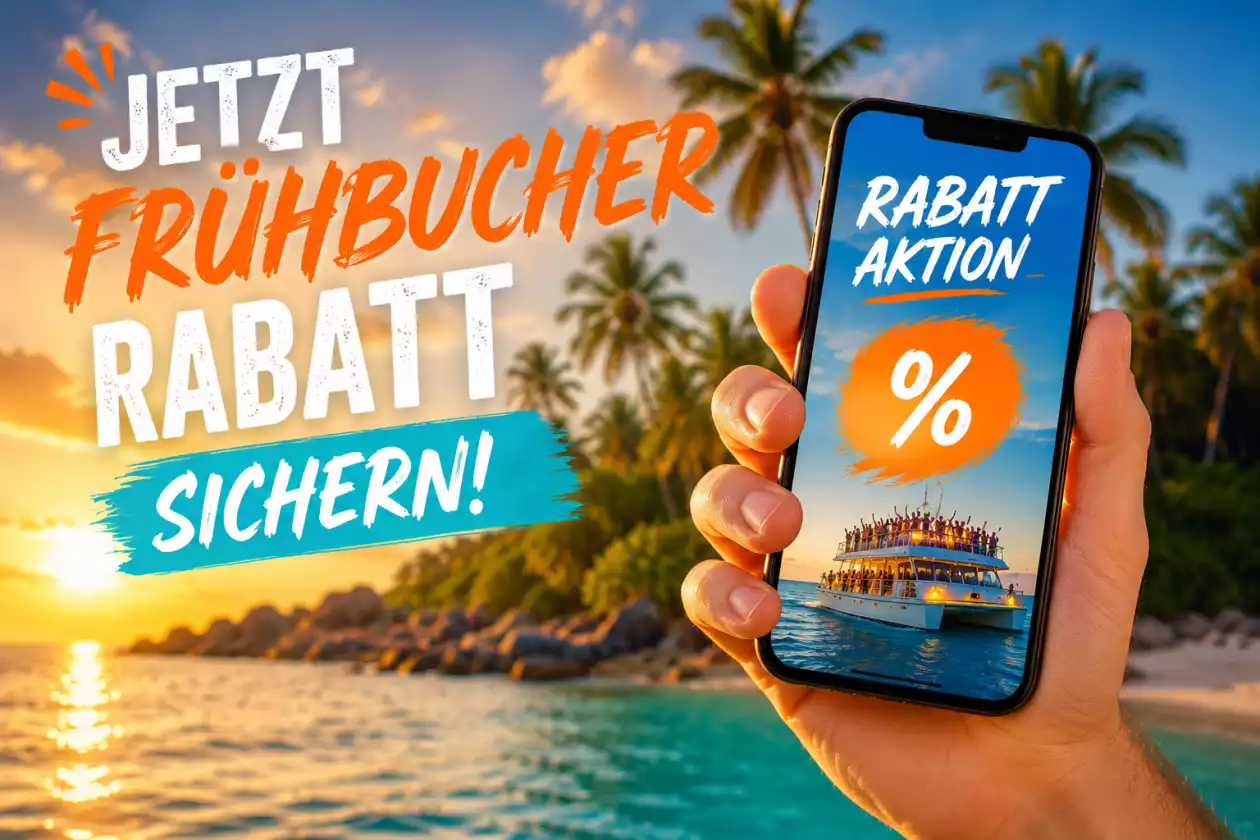 Frühbucherrabatt Motorboot