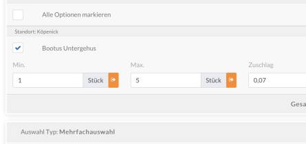 mietboote Bootscharter Boot Option Buchungssystem