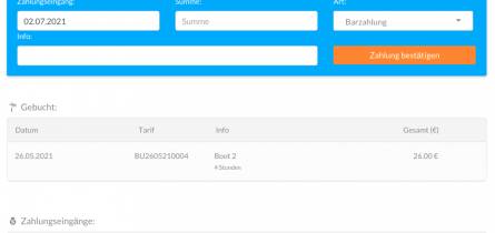 mietboote Bootscharter Buchungssystem Zahlungsoption