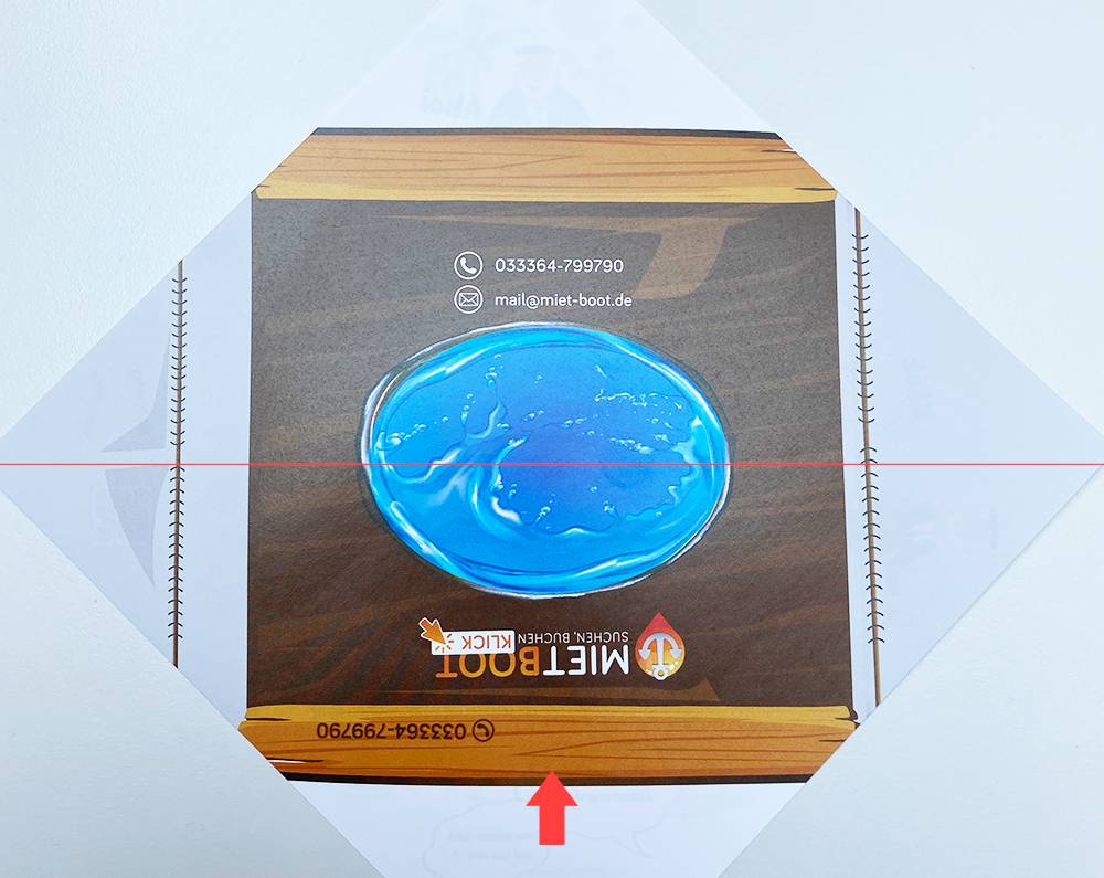 Papierschiff falten Anleitung  02