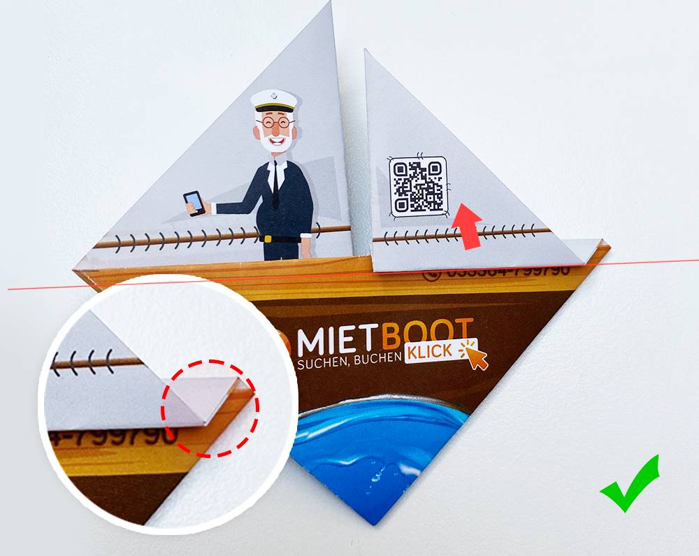 Papierschiff falten Anleitung  18