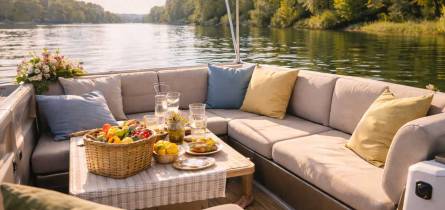 Pfingsten Bootstour mit der Familie