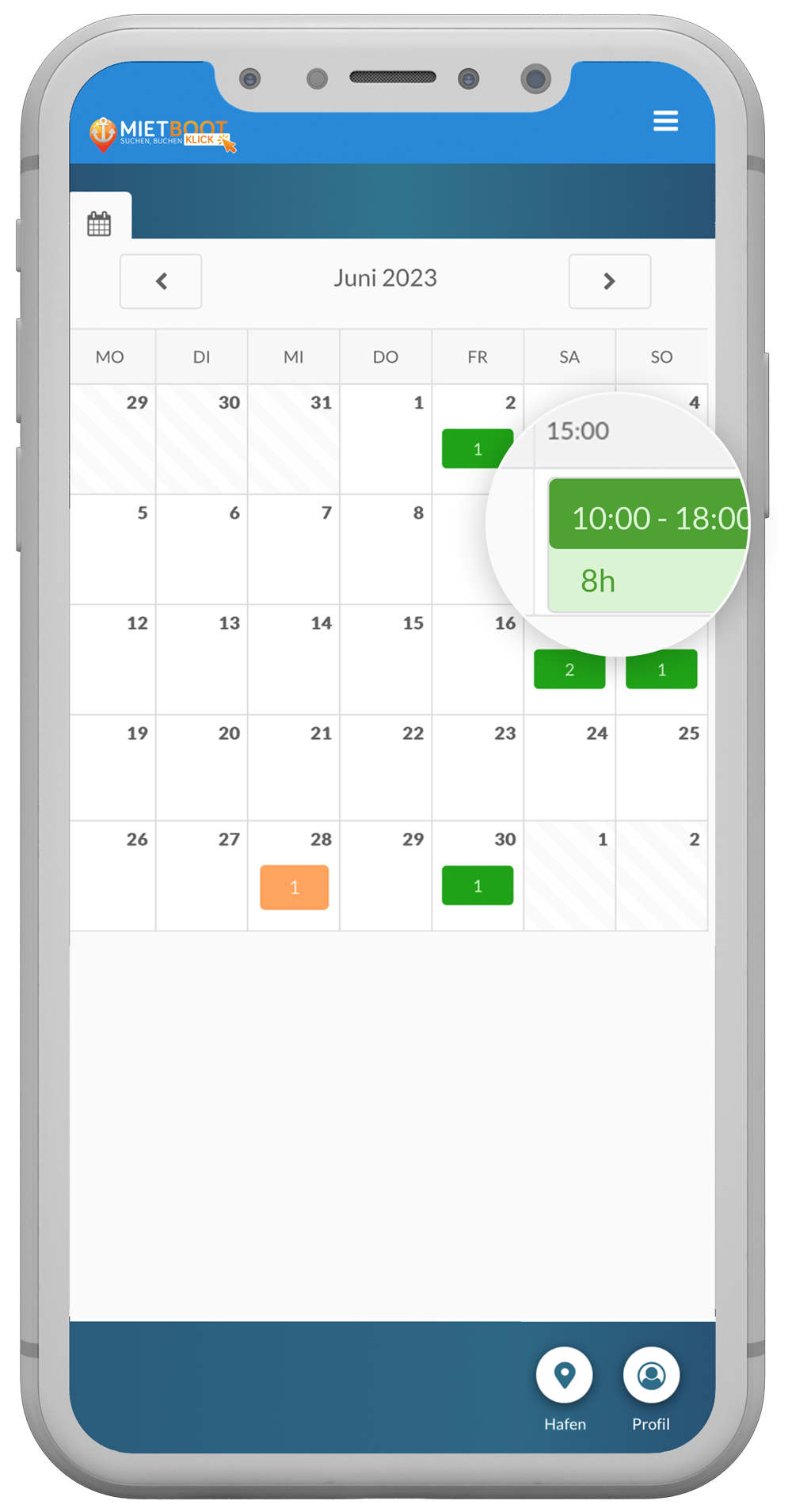 Kalender Buchungsystem