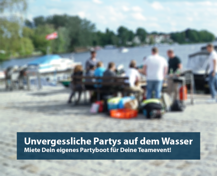 Bootsverleih und Partyboote im Trend