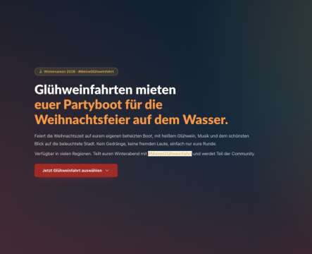 Glühweinfahrten | Floßvermietung Bild 1