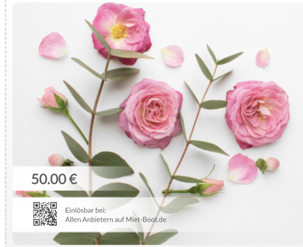 Gutschein für eine Bootstour zum Muttertag Bild 1