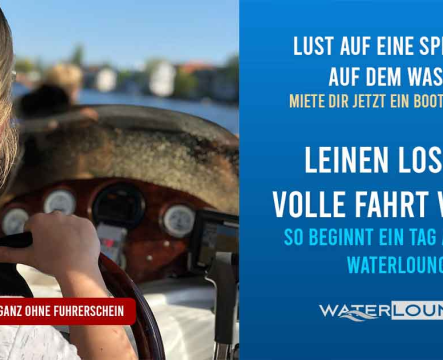 Lust auf eine Spritztour auf dem Wasser? Miete Dir jetzt ein Floss in Potsdam!