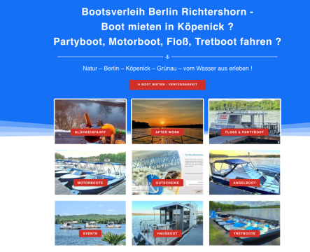Partyboote und Motorboote mieten in Berlin Köpenick