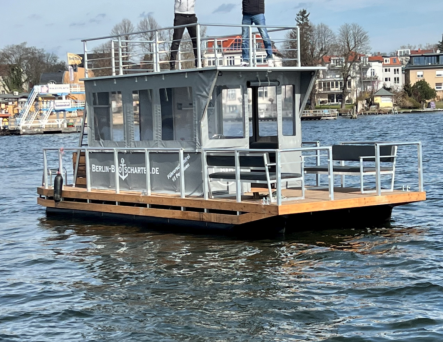 Floß mieten für bis zu 20 Personen - Partyfloss