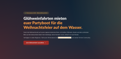 Glühweinfahrten | Floßvermietung
