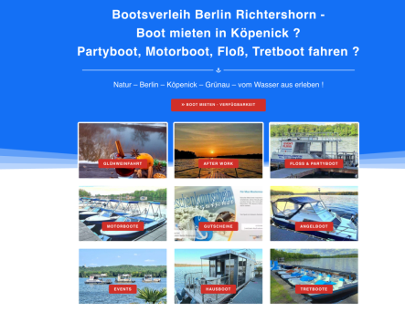 Partyboote und Motorboote mieten in Berlin Köpenick